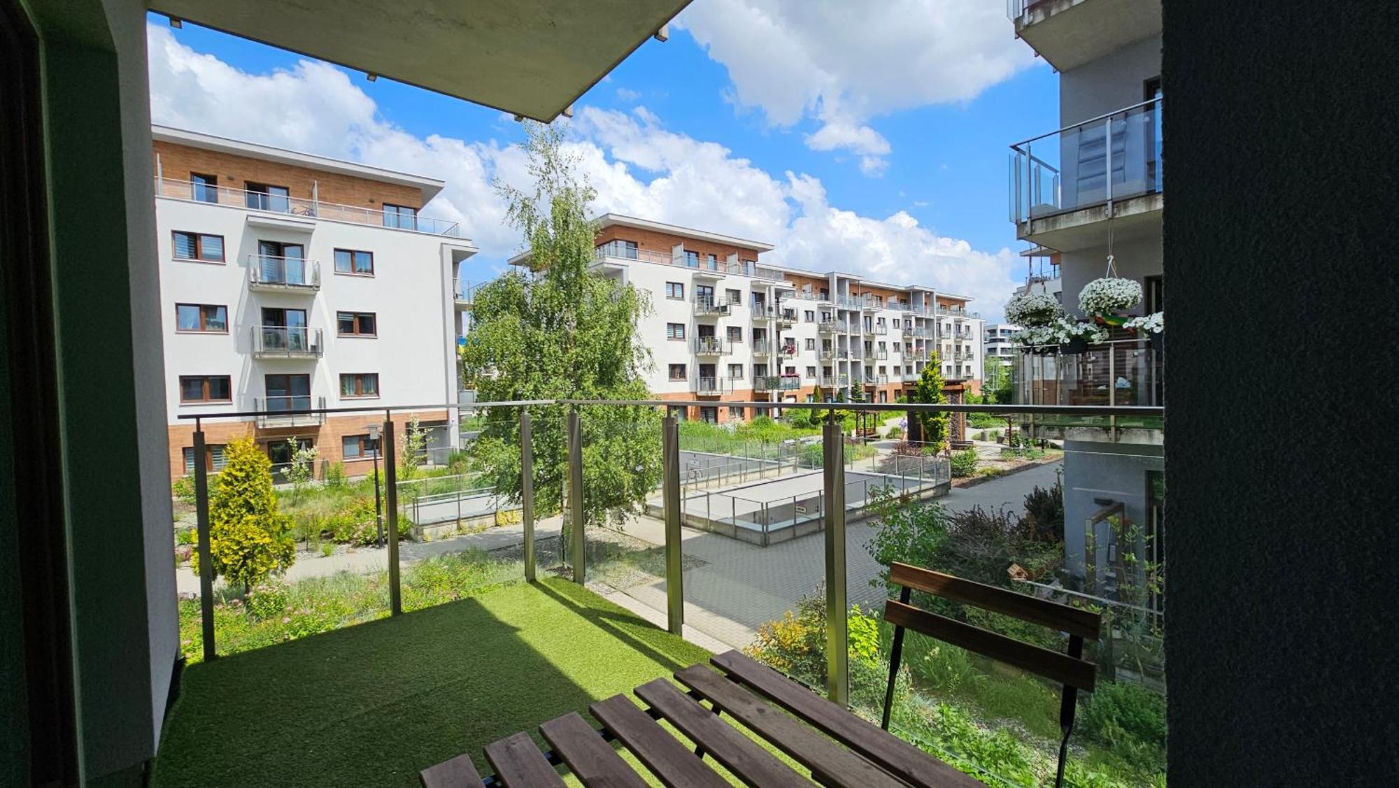 Apartment Bunscha Park Cracóvia Exterior foto